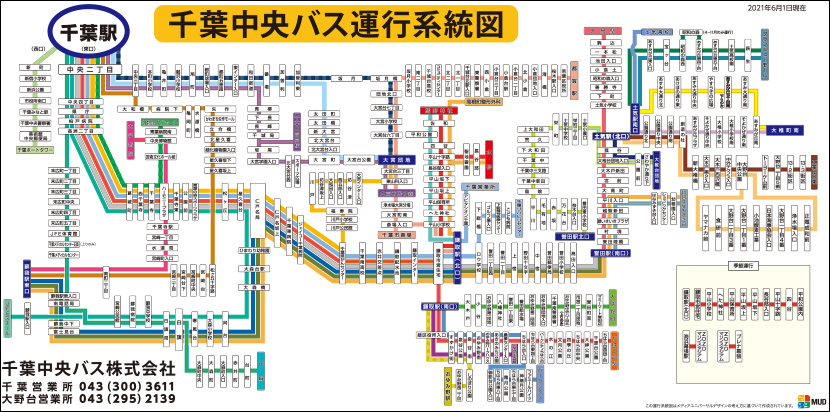 路線図 路線バス 千葉中央バス株式会社